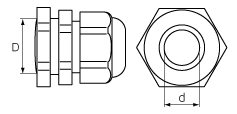 Кабельный ввод PG-48