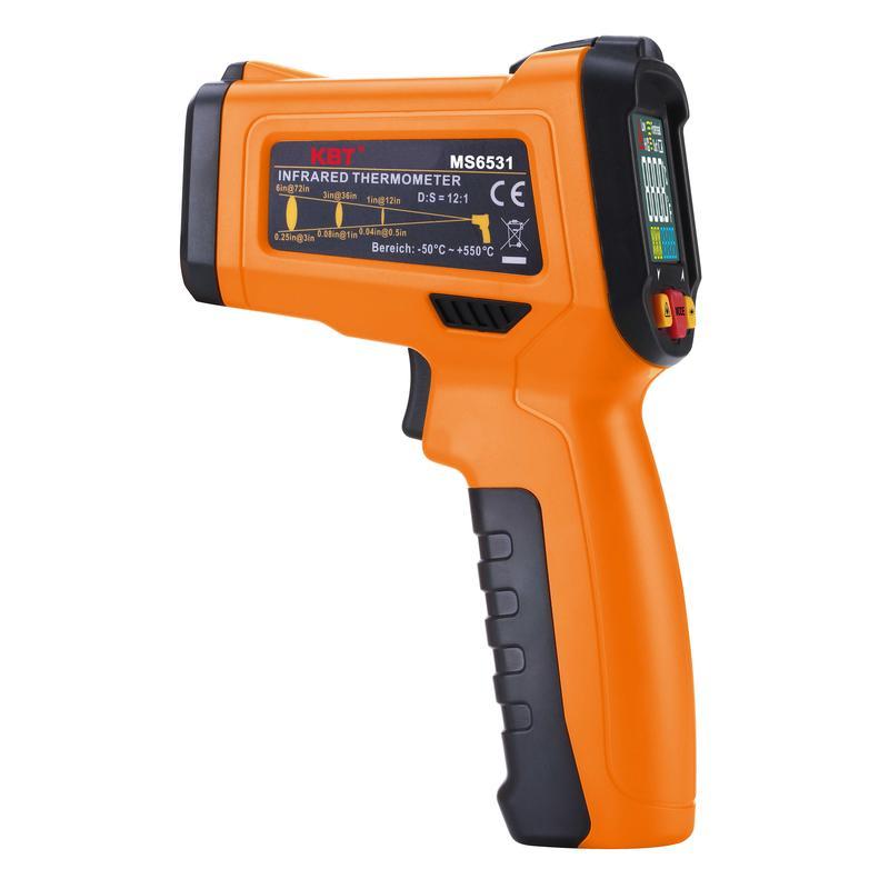Лазерный бесконтактный цифровой пирометр MS6531 (КВТ)