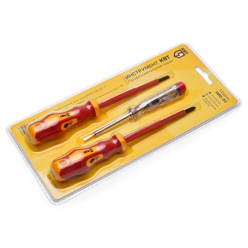 Набор диэлектрических отверток СТАНДАРТ НИО-03