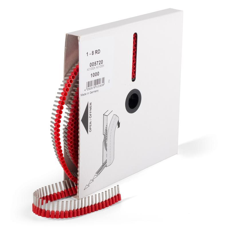 Наконечник втулочный НШВИ 0.5–8 в ленте